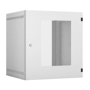 Настенный шкаф 19", 12U, перфорация, 540х500, серый